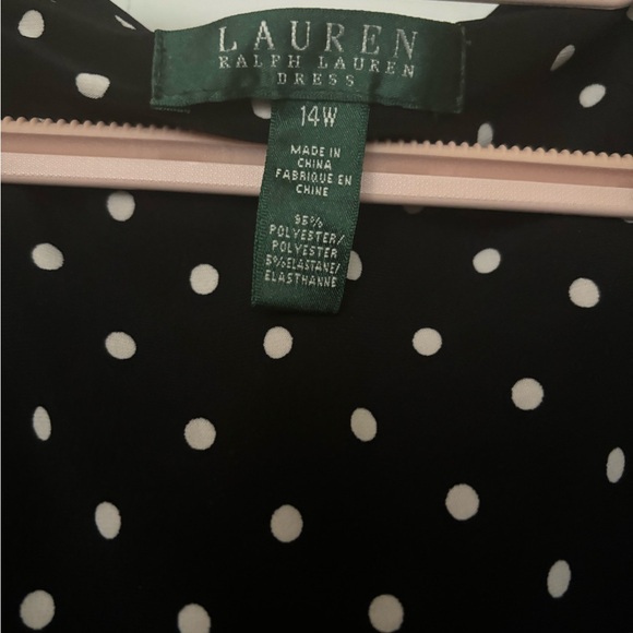 Lauren Ralph Lauren Black Cocktail Dress 14W - Picture 3 of 3
